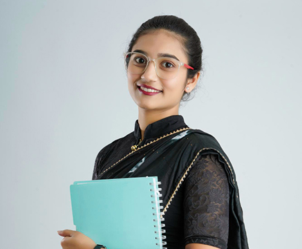 Student in an online tutoring session